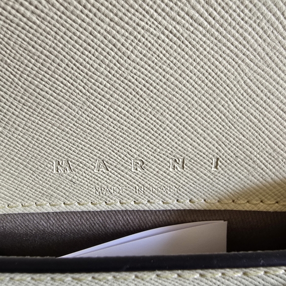 MARNI Nano Trunk Crossbody Bag Light Yellow - Picture 6 of 10